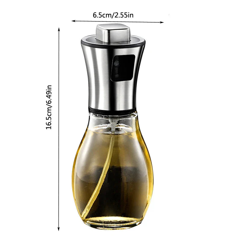 BowLift | CulinaMist Pro Oil Sprayer 200 ml | Fine mist & improved nozzle | For oil, vinegar & lemon juice | Stainless steel & glass