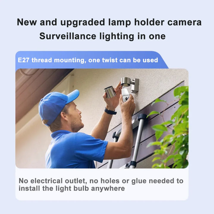 BowLift | Smart Bulb Security Camera