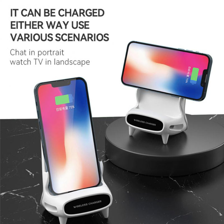 BowLift | Space Chair Phone Holder Wireless Charging Station