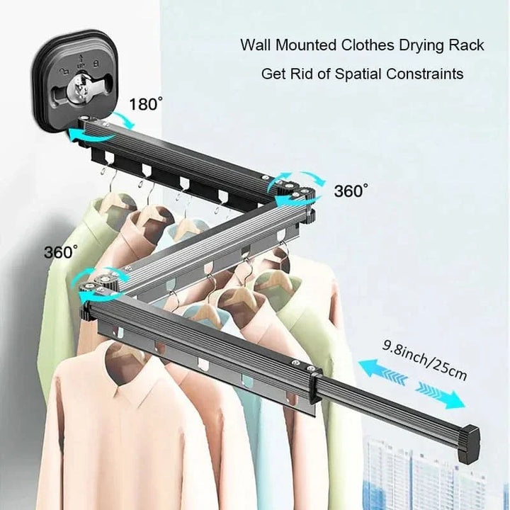 BowLift | WandLuft Flex – Folding Clothes Dryer for Space-Saving Drying