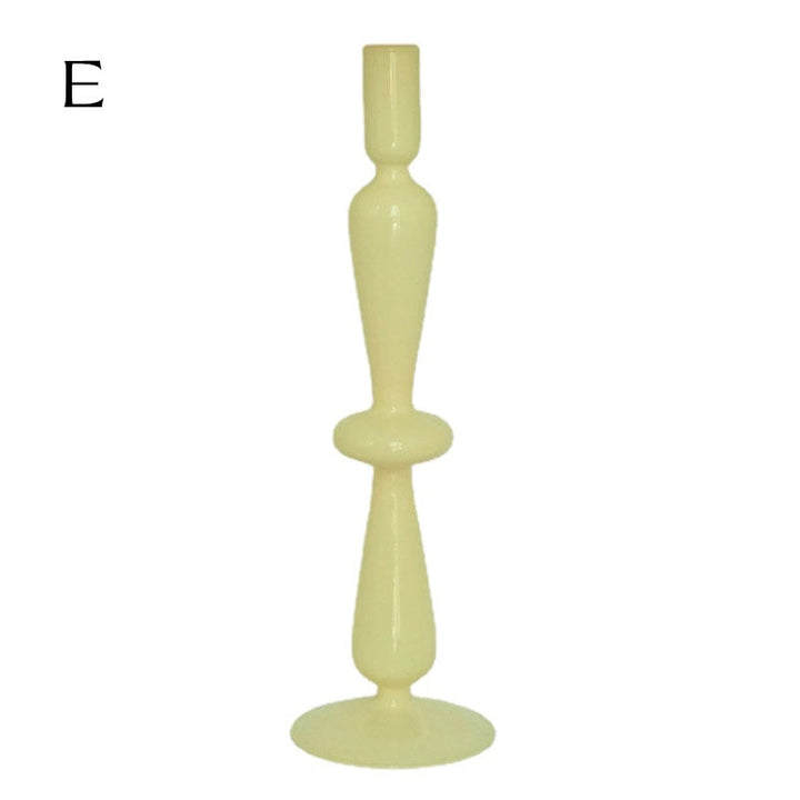 Ivory Glass Candleholder | Bowlift