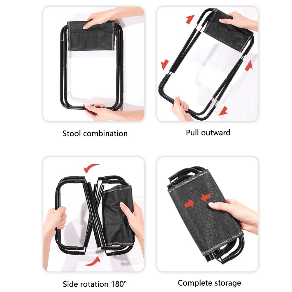 Foldable Smart Rest Mini Hiking Stool | Bowlift