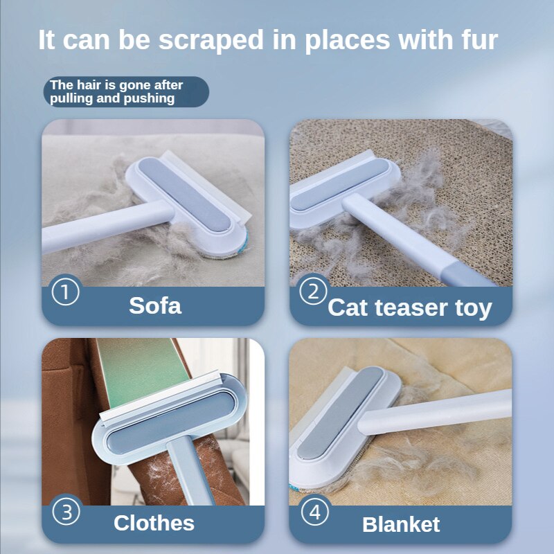 BowLift | 3in1 Pet Hair Lint Remover Window Cleaner Brush
