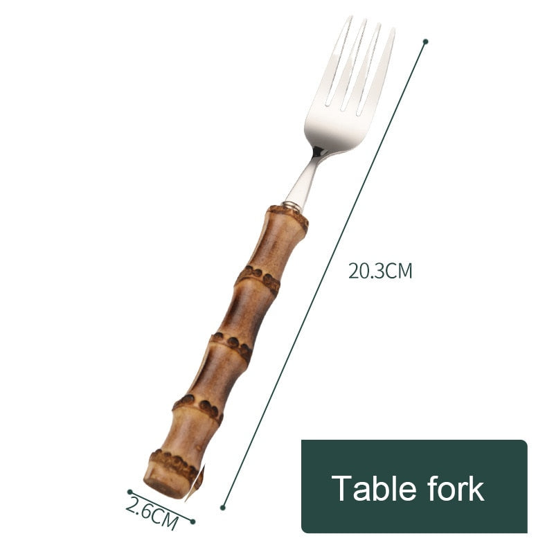 BowLift | Creative Retro Bamboo Cutlery