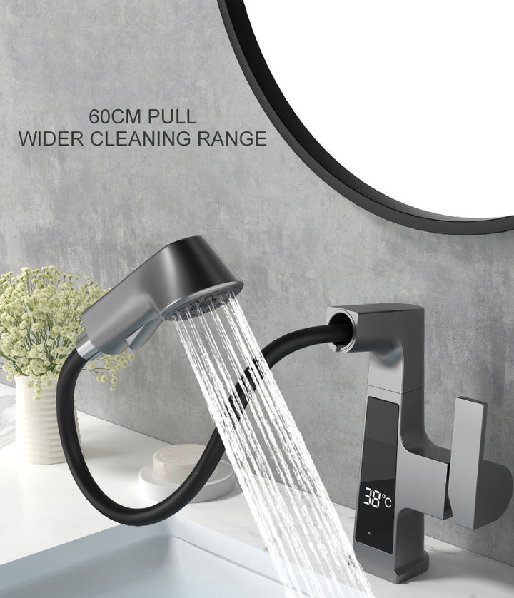 BowLift | Elegant Temperature Display Smart Faucet