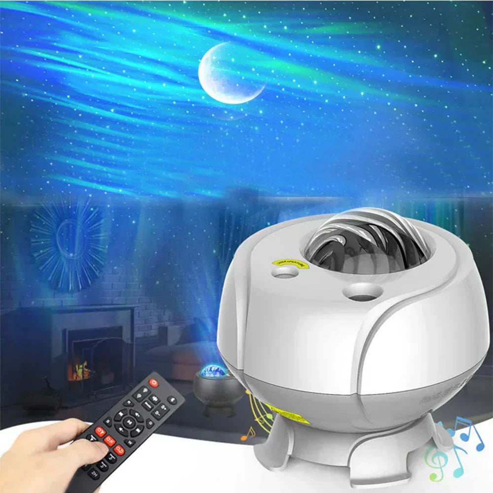 Starfield Galaxy Speaker Light Projector | Bowlift
