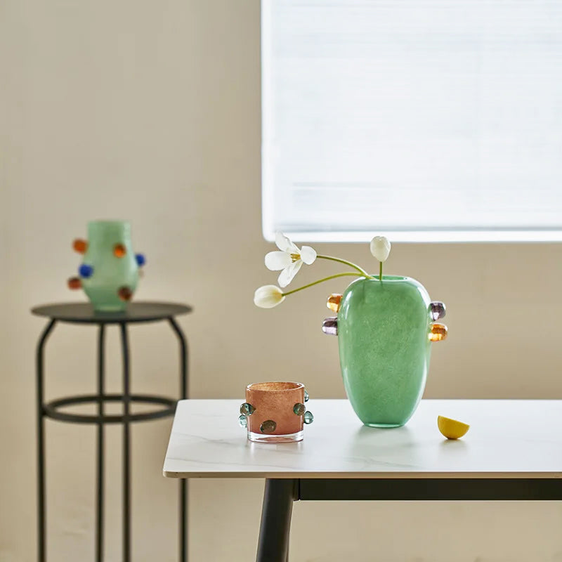 Polka Globe Glass Vase Collection | Bowlift