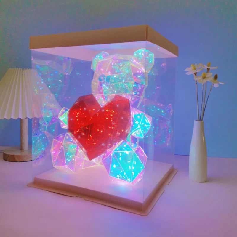 BowLift | Colorful Glowing Teddy Bear