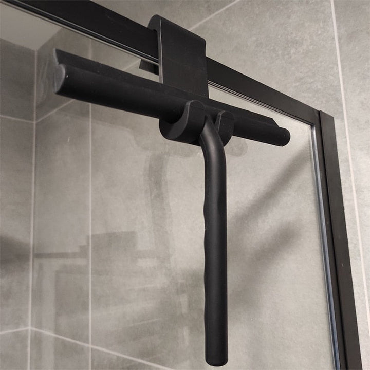 ShowerEase Shower Squeegee - Stylish Black Shower Aid Bowlift