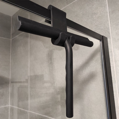 ShowerEase Shower Squeegee - Stylish Black Shower Aid Bowlift