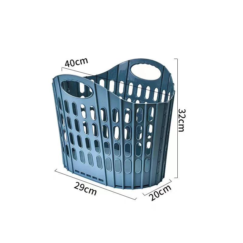 BowLift | FlexiBasket Laundry Basket | Foldable & Space-Saving | Durable PP Material | In 4 Colors