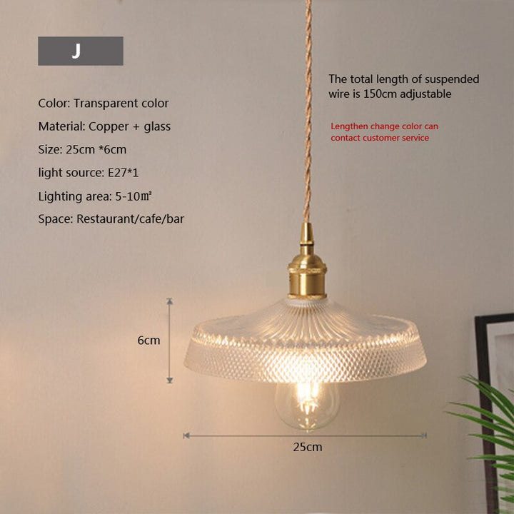 BowLift | Nordic Brilliance Transparent Glass Pendant Lamp