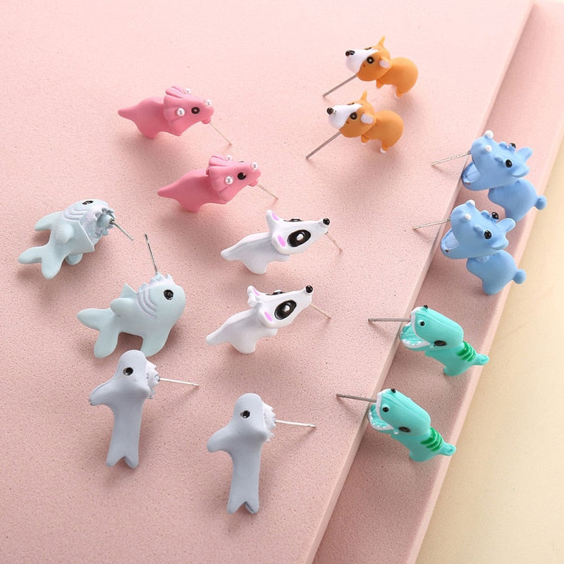 BowLift | Animal Bite Cartoon Creative Earrings