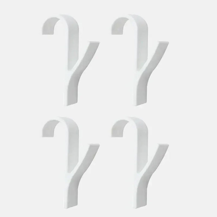 BowLift | HeatHook Radiator Hooks Set | 4-Pack | Space-Saving & Transparent | For Bath & Kitchen