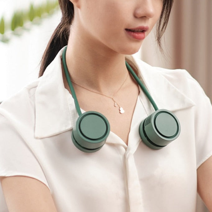 BowLift | Retractable Aroma Therapy Bladeless Neck Fan