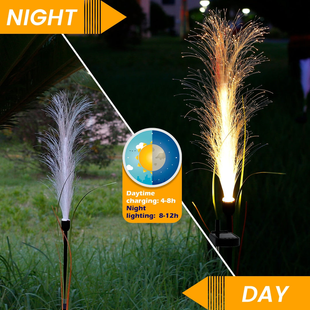 Outdoor Solar Waterproof Reed Garden Lights | Bowlift