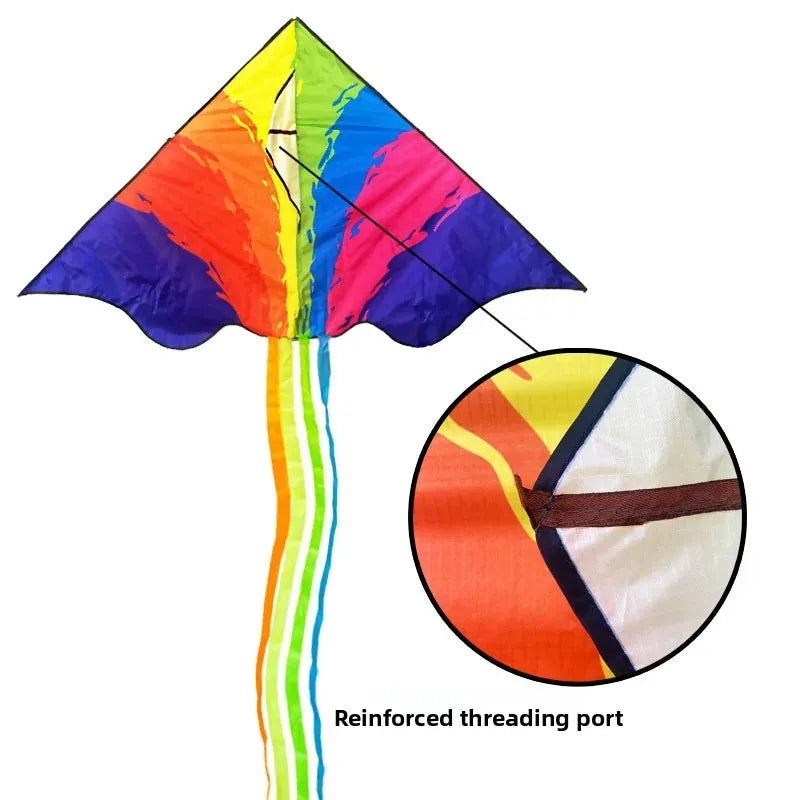 BowLift | Colorful Long Tail Outdoor Rainbow Kite