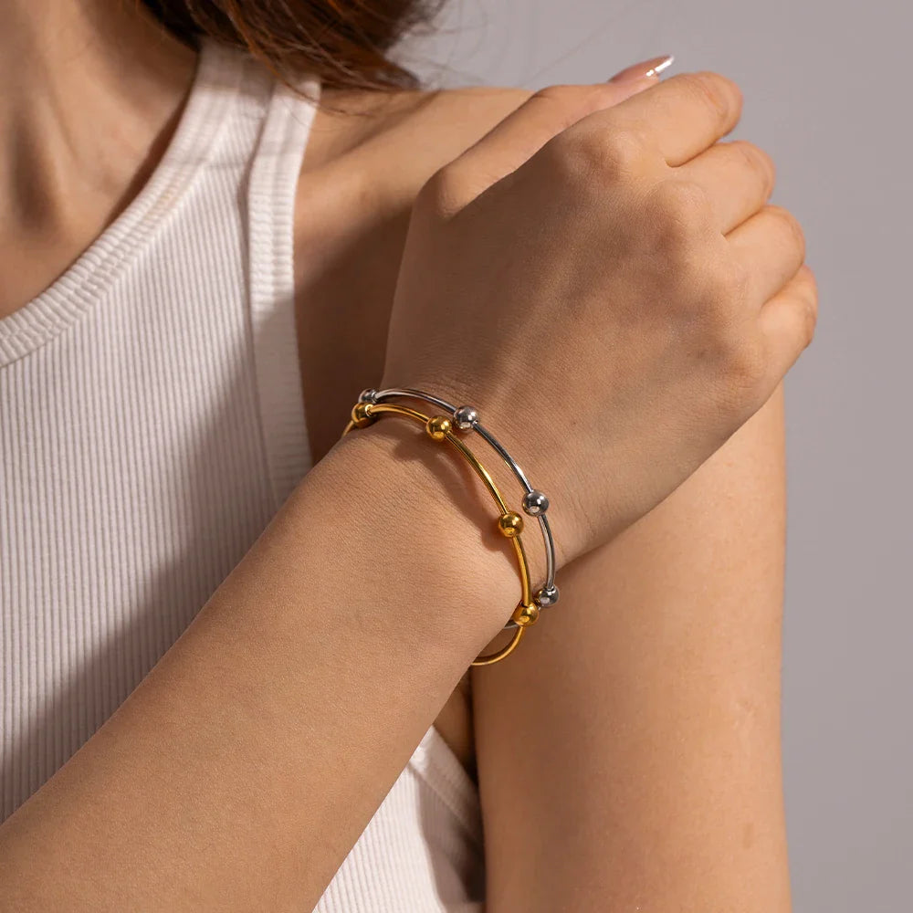 BowLift | Classy Separated Sphere Bangle Bracelet
