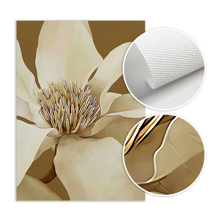 Big Abstract Floral Wall Art Fine Art Canvas Prints Modern Botany Pictures For Living Room Dining Room Bedroom Art Decor | Bowlift