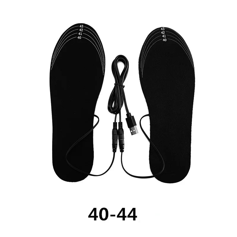 BowLift | ThermaStep USB Heated Insoles | Customizable Size 35–46 | Rechargeable & Washable | Carbon Fiber Heating Technology | Foot Warmer for Winter & Outdoor