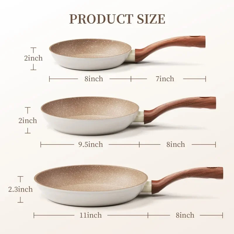 BowLift | Nonstick Frying Pan - GranitePro