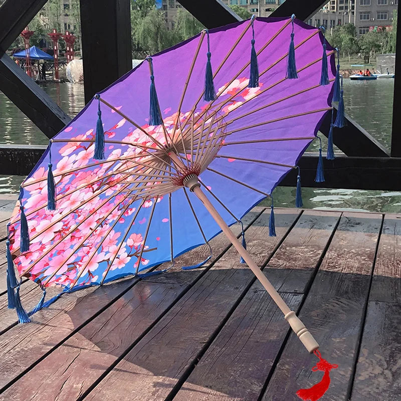 Bamboo Handmade Vintage Paper Umbrella | Bowlift