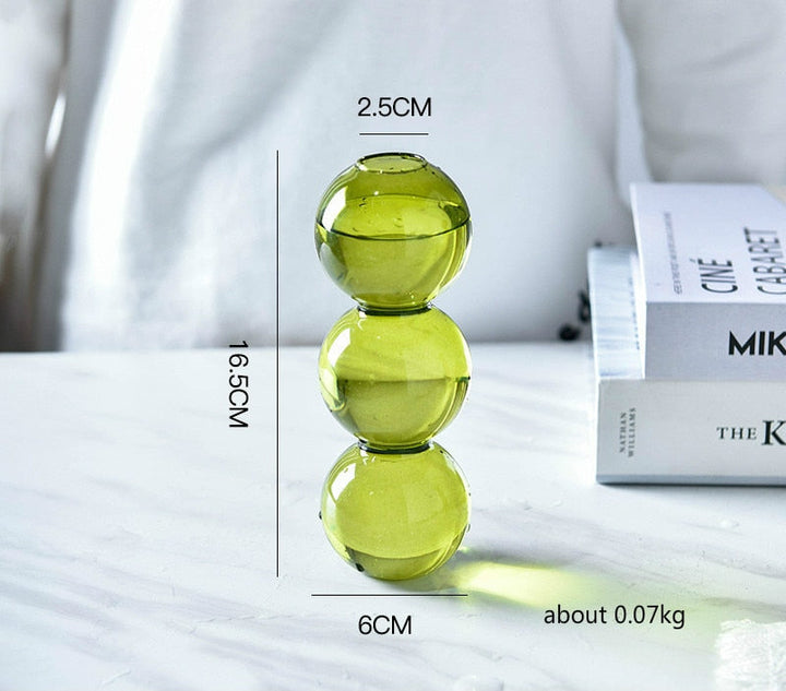 Layered Globe Glass Vase | Bowlift