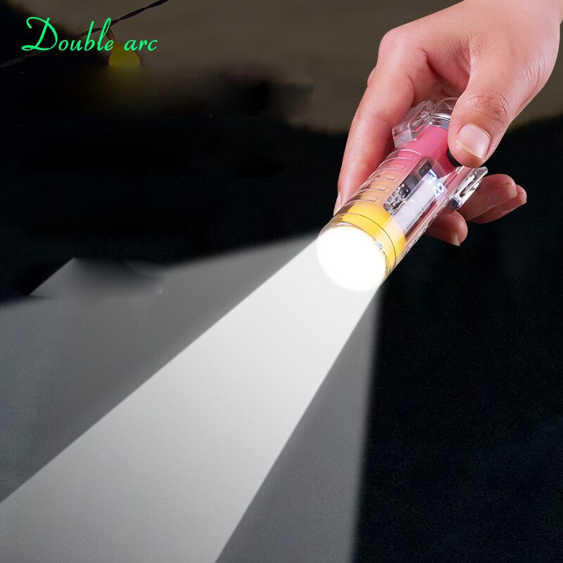Windproof Double Arc Transparent Flashlight Lighter | Bowlift