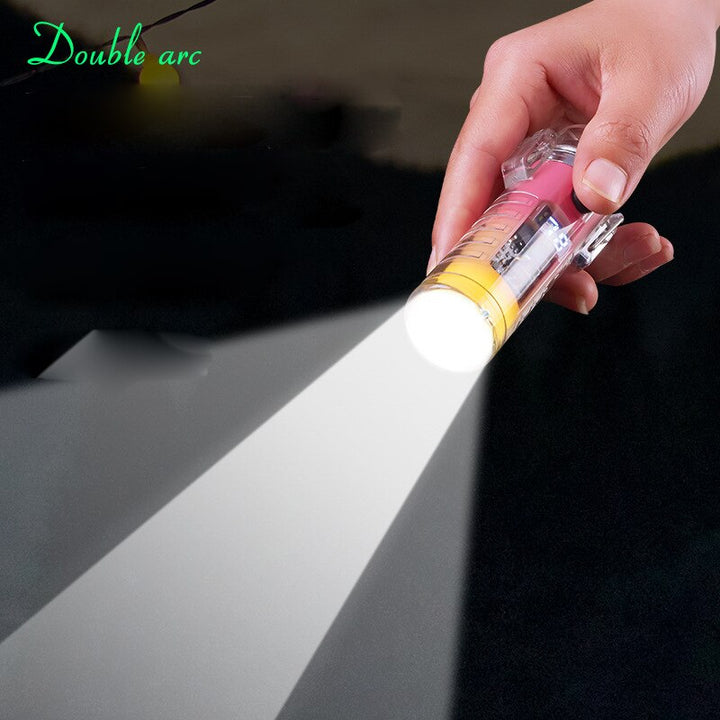 Windproof Double Arc Transparent Flashlight Lighter | Bowlift