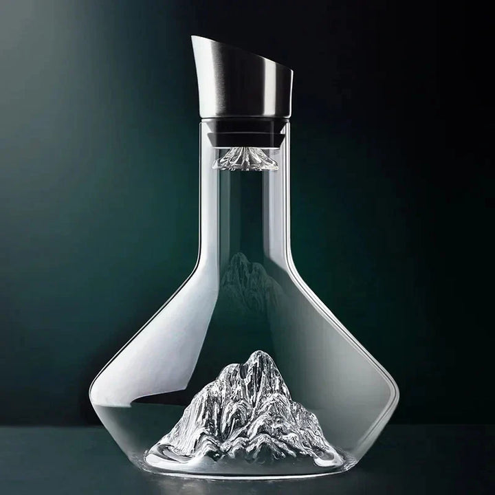 BowLift | 1500ml Iceberg Decanter Creative lead-free crystal material luxury high-quality home red wine wine distributor decanter wine jug