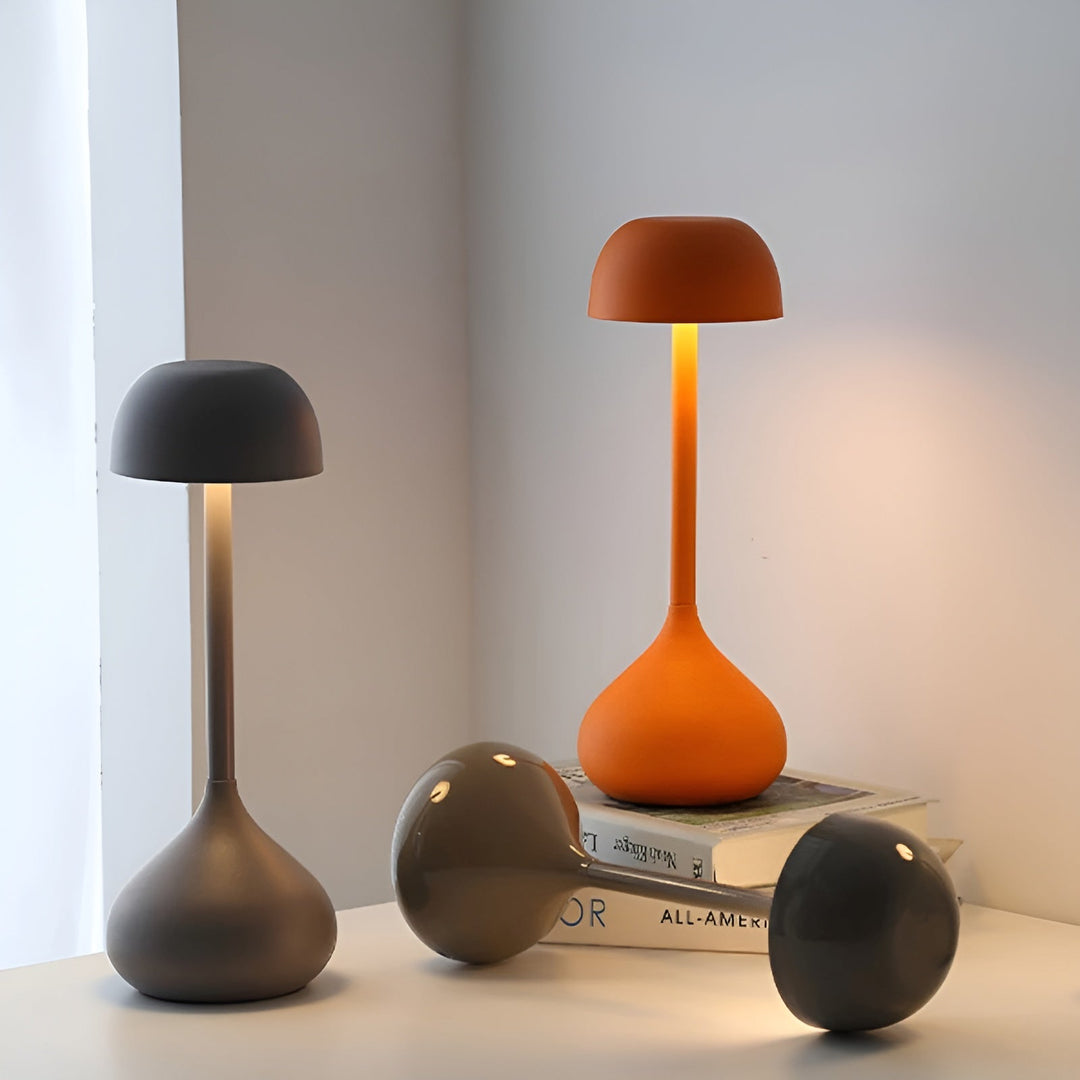 BowLift | LumiTouch Wireless LED Table Lamp – Elegant, Dimmable and Modern