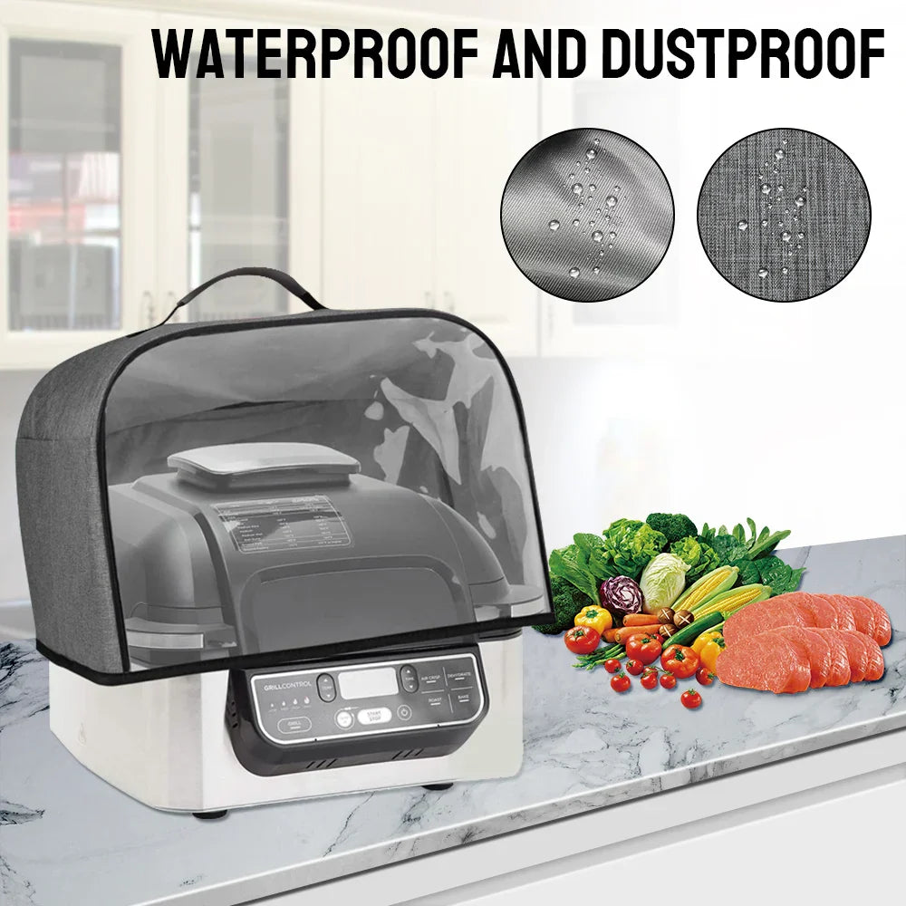 BowLift | Kitchen Protection Toaster & Airfryer Cover | Dust Protection with Pockets | Waterproof & Wipeable | For Ninja Foodi Grill, Airfryer, Toaster & Microwave