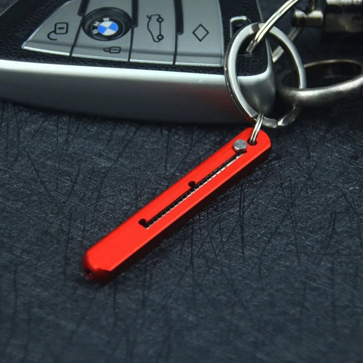 Compact Titanium Outdoor Defense Tool Keychain | Bowlift