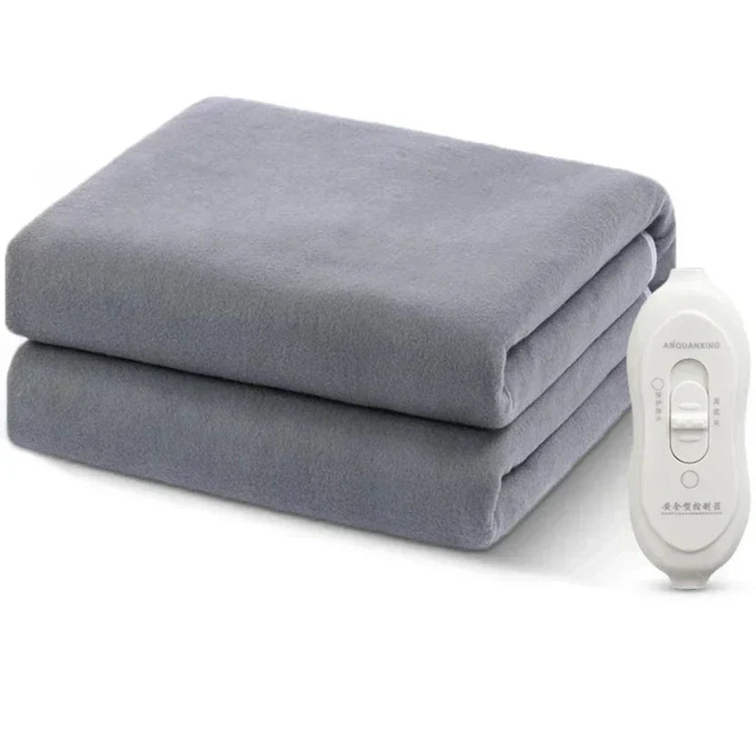 Electric heating blanket with thermostat control 220V - Intelligent temperature control for even heat and comfort on cold days | Bowlift