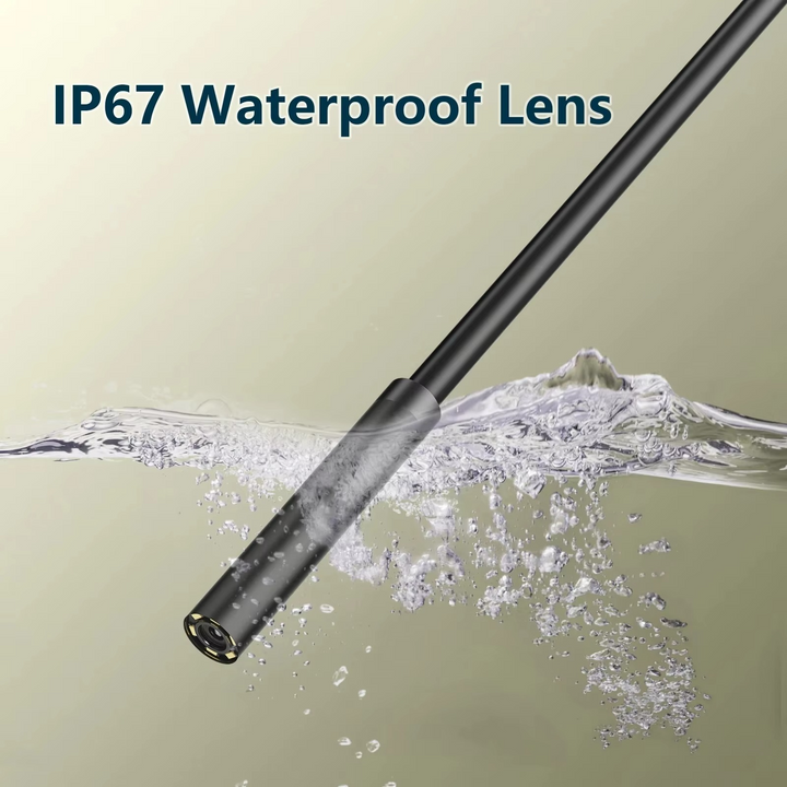 BowLift | High-Resolution 0.276 inches TYPE-C Flexible Inspection Camera with 6 Adjustable LEDs