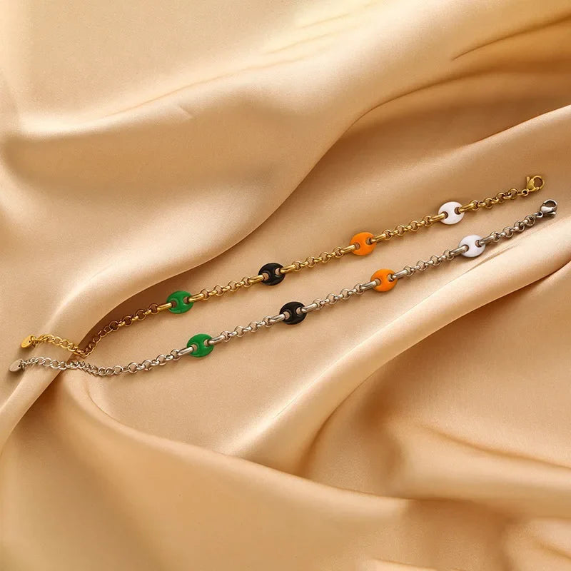 BowLift | Playful Circle Paperclip Chain Bracelet