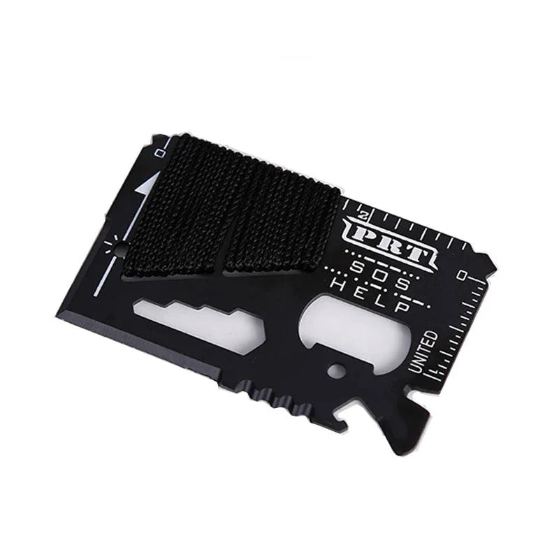 BowLift | GearPro MultiTool Card | 14-in-1 stainless steel tool for outdoor adventures | Compact & Versatile