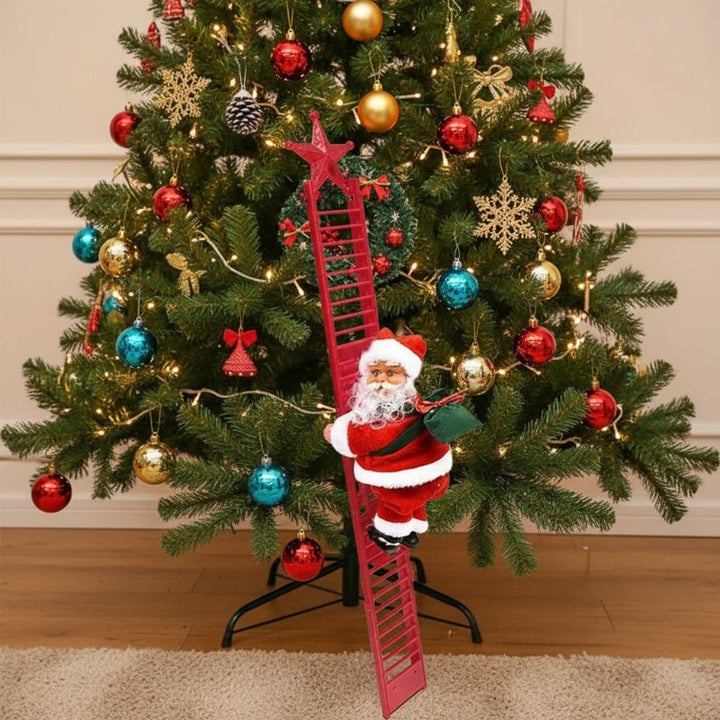 BowLift | Musical climbing Santa Claus for festive mood