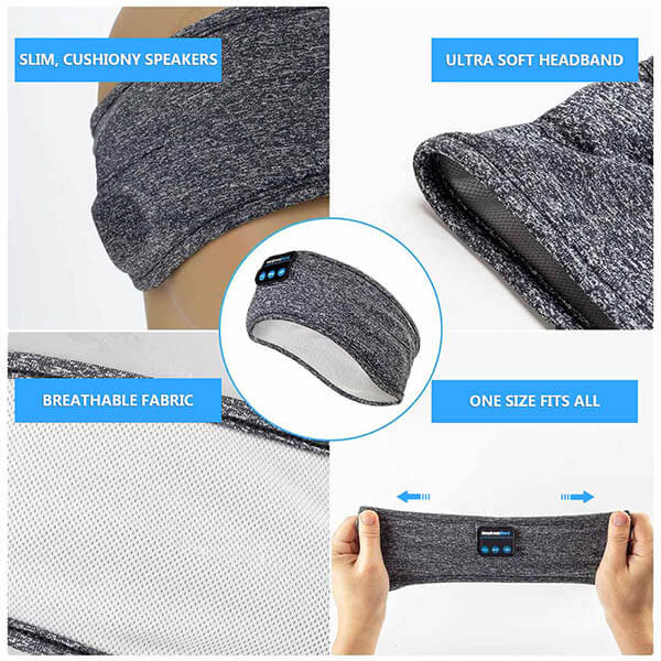 SymphonyBand Sleep Band with Wireless Headphones – Comfortable Sleeping & Relaxing | Bowlift