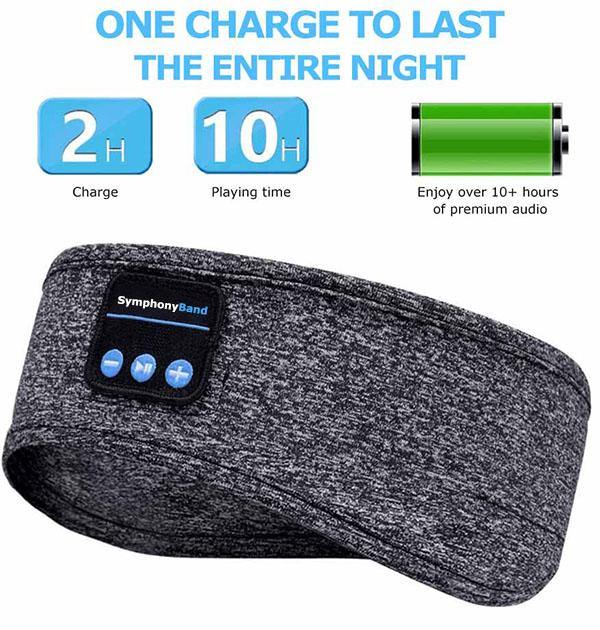 SymphonyBand Sleep Band with Wireless Headphones – Comfortable Sleeping & Relaxing | Bowlift
