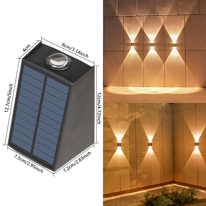 Solar Outdoor Wall Washer Light