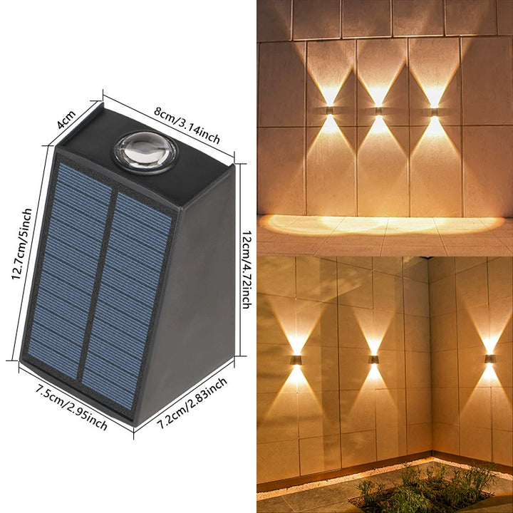 Solar Outdoor Wall Washer Light