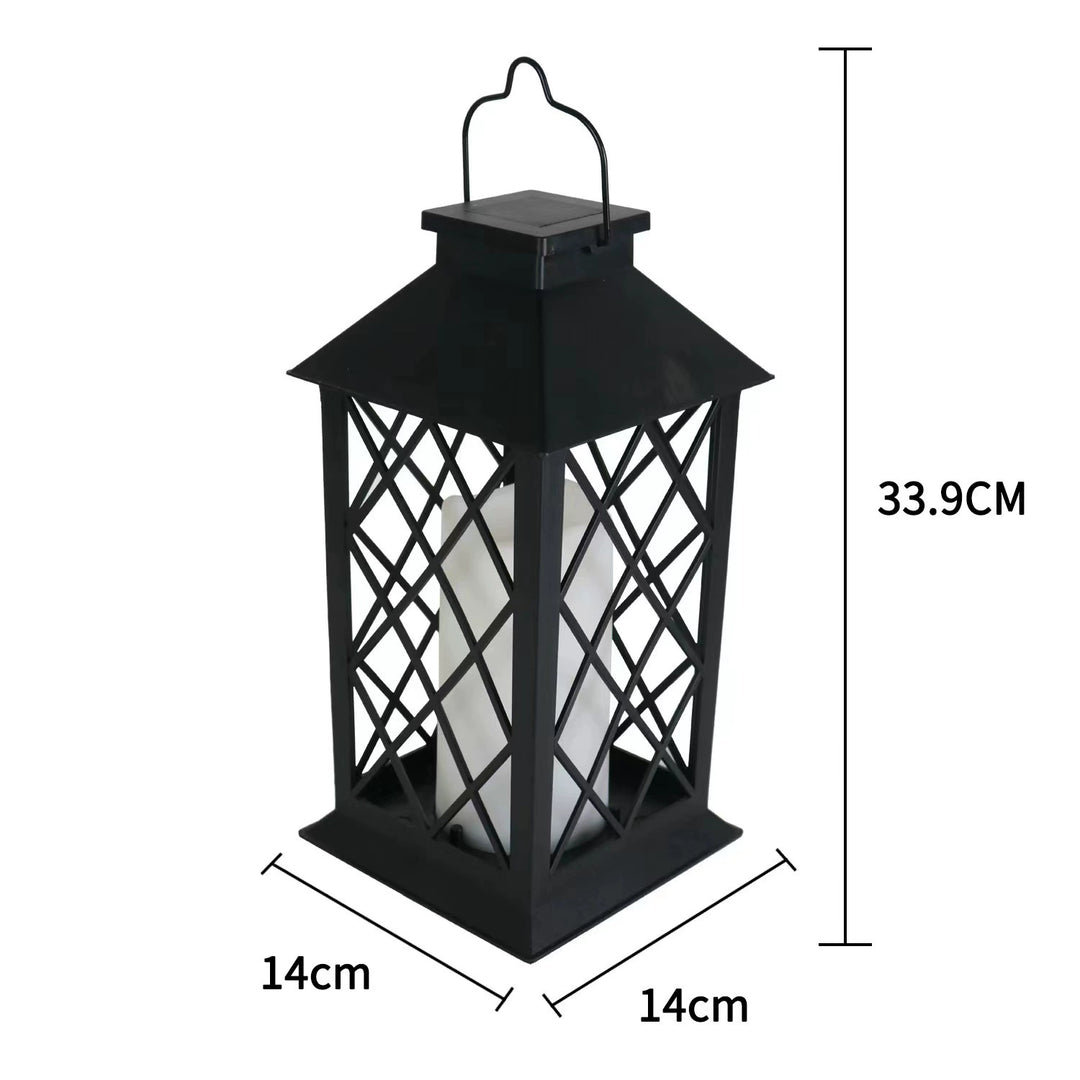 Vintage Outdoor Solar Candle Lantern