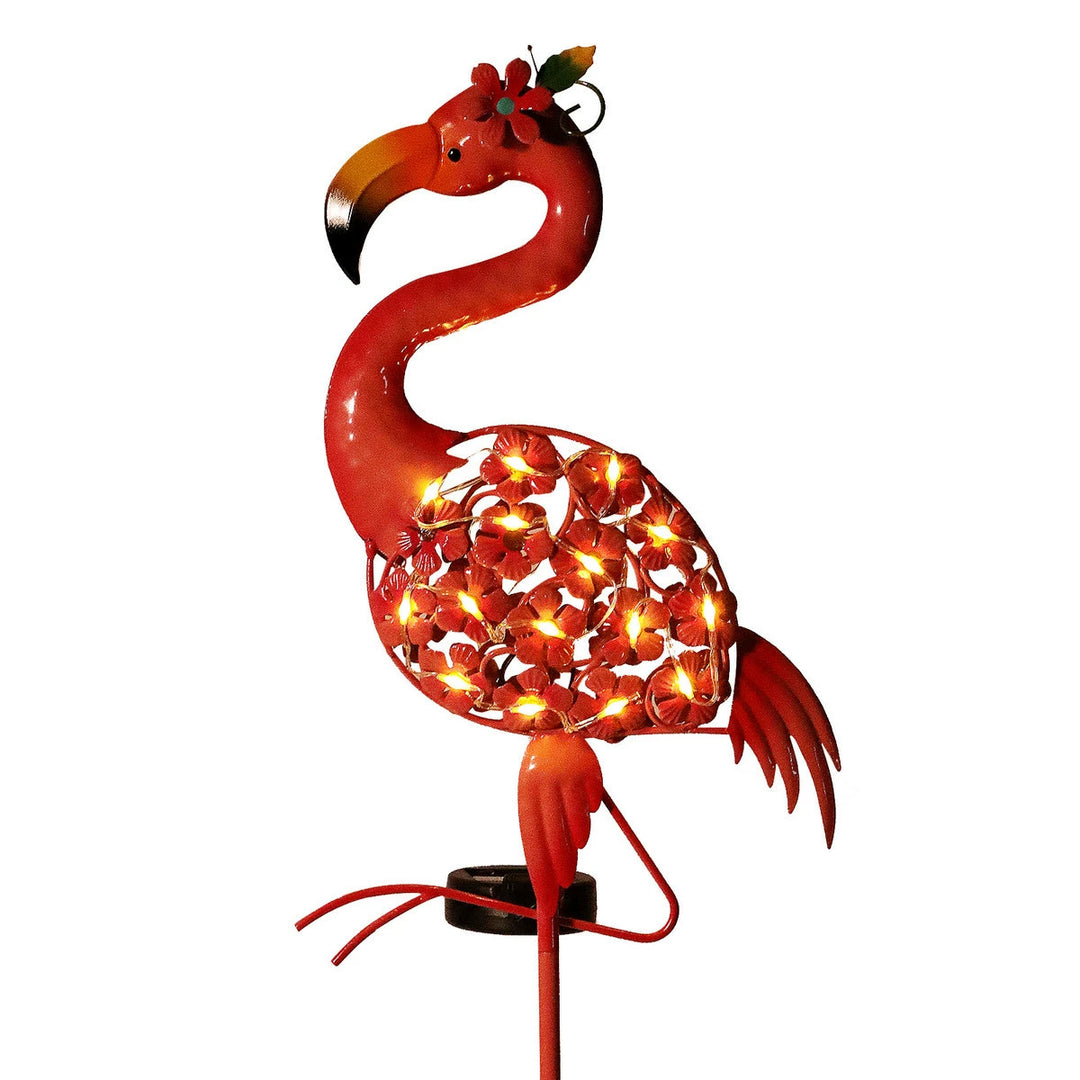 Solar Flamingo Lawn Light - Outdoor Garden Waterproof