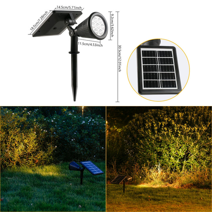 Solar Spotlight Outdoor Waterproof Tree Light Garden Villa Landscape Atmosphere
