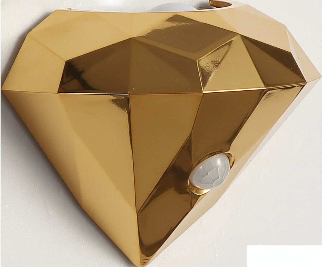 Premium Diamond Wall Lamp Night Light Motion-Sensing Magnetic Dimmable