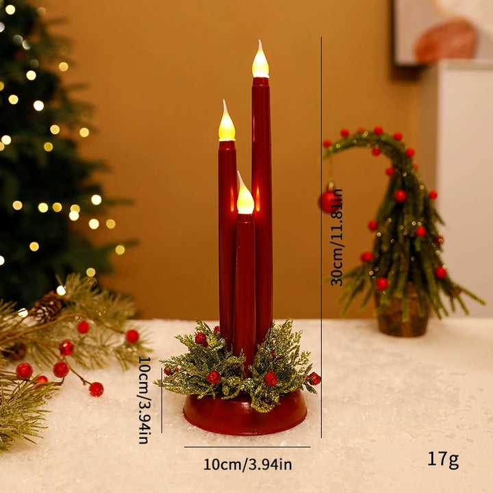 Glossy Simulation LED Taper Candle