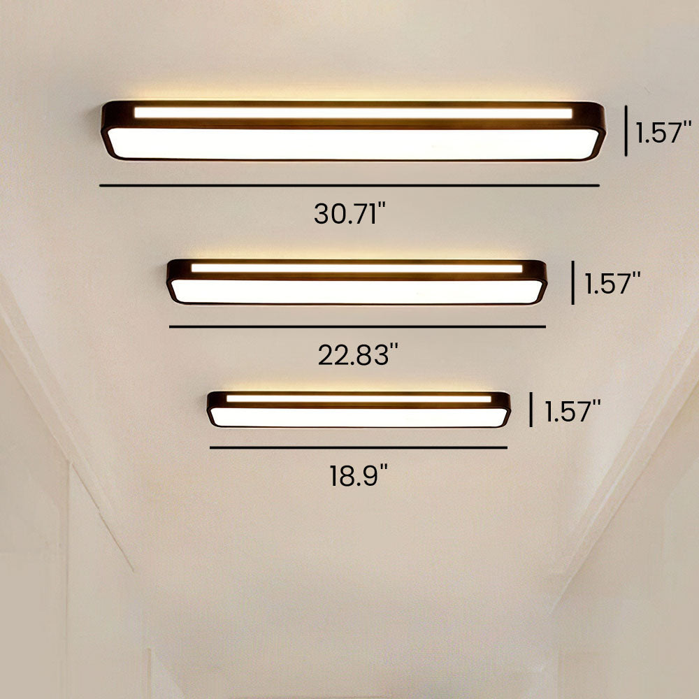 BowLift | Minimalist LED Ceiling Lamp made of Iron and Acrylic