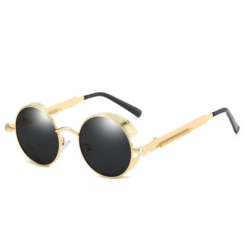 BowLift | Vintage Round Steampunk Sunglasses Polarized UV400