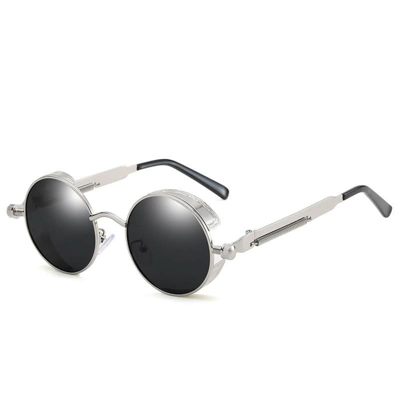 BowLift | Vintage Round Steampunk Sunglasses Polarized UV400